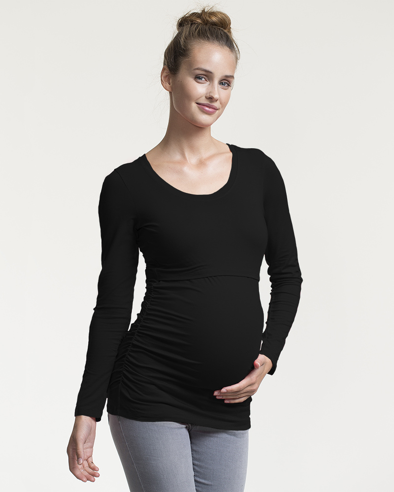 long sleeve nursing top